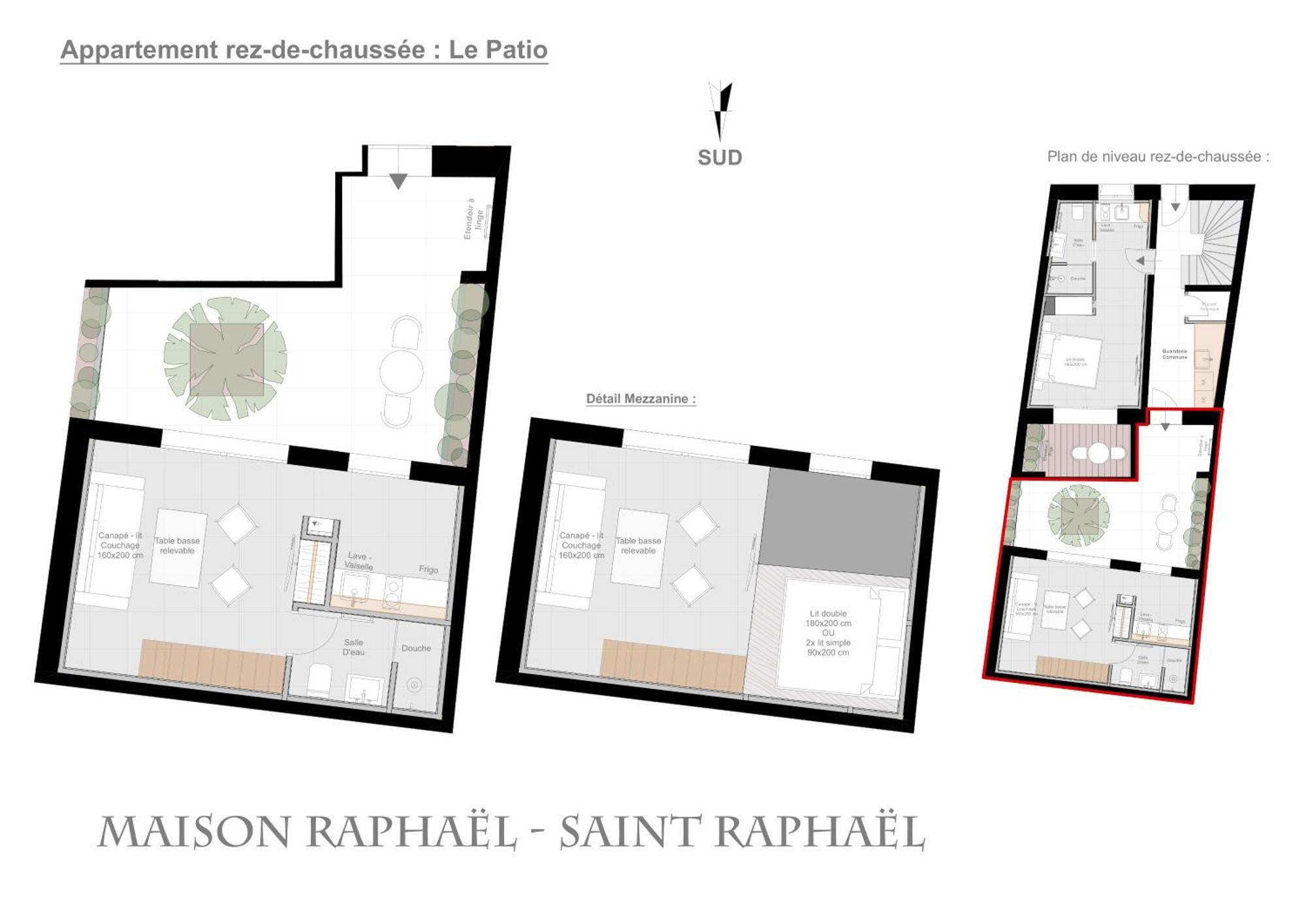 Studios Raffines Avec Terrasses - Plages, Ville Et Gare A Pied - Maison Raphael Saint-Raphaël Habitación foto